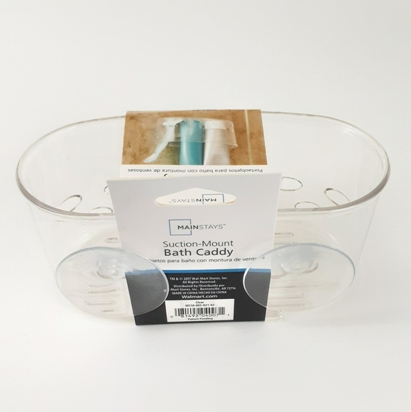 Mainstays Bath Mainstays Clear Suction Bath Caddy Poshmark